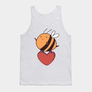 Valentine's Day is for Honey Bee Lovers Cute Tank Top